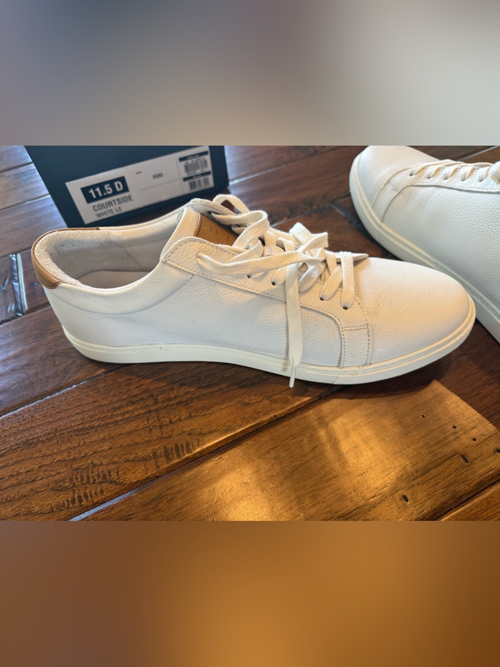 Allen Edmonds Men’s Courtside Lace-up Leather Sneakers